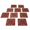1/4 in. Sheet Sander 80-Grit Hook-and-Loop Sandpaper (10-Pack) by WEN -Outlet WEN Store wen power sander accessories 6304sp80 64 1000