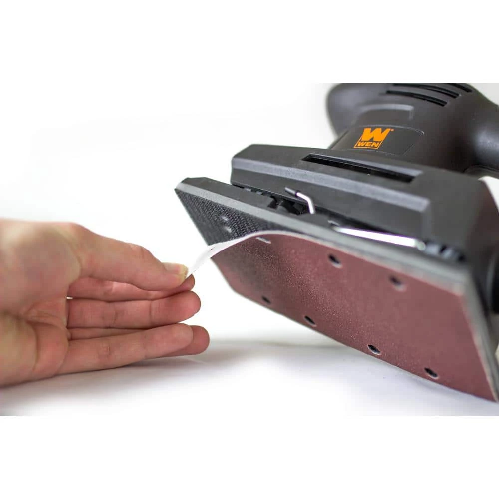 1/3 Sheet Sander Hook-and-Loop Sandpaper Assorted Grits (12-Pack) by WEN 3 1/3 Sheet Sander Hook-and-Loop Sandpaper Assorted Grits (12-Pack) by WEN - Image 2