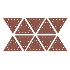 Drywall Sander 11-1/4 in. 240-Grit Hook and Loop Triangle Sandpaper (10-Pack) by WEN