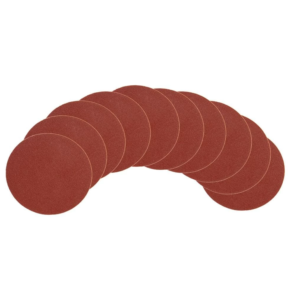 6 in. 120-Grit Adhesive-Backed Disc Sandpaper (10 Pack) by WEN 3 6 in. 120-Grit Adhesive-Backed Disc Sandpaper (10 Pack) by WEN