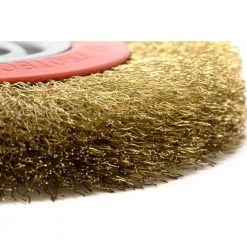 8 in. x 3/4 in. Crimped Steel Bench Wire Wheel with Arbor Adapters by WEN 8 8 in. x 3/4 in. Crimped Steel Bench Wire Wheel with Arbor Adapters by WEN -Outlet WEN Store wen power sander accessories ww8058 4f 1000