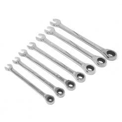 Professional-Grade Ratcheting SAE Combination Wrench Set with Storage Rack (13-Piece) by WEN -Outlet WEN Store wen ratcheting wrenches wr131a 44 1000
