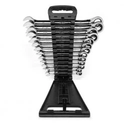 Professional-Grade Ratcheting SAE Combination Wrench Set with Storage Rack (13-Piece) by WEN -Outlet WEN Store wen ratcheting wrenches wr131a c3 1000