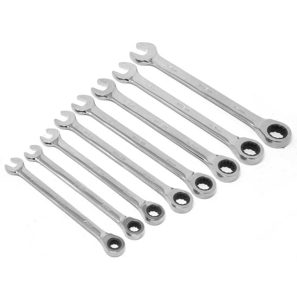 Professional-Grade Ratcheting Metric Combination Wrench Set with Storage Pouch (16-Piece) by WEN 6 Professional-Grade Ratcheting Metric Combination Wrench Set with Storage Pouch (16-Piece) by WEN - Image 4