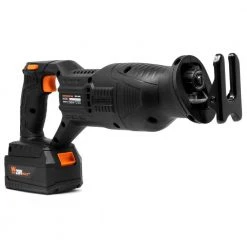 20-Volt Max Brushless Cordless Reciprocating Saw with 4.0 Ah Lithium-Ion Battery and Charger by WEN -Outlet WEN Store wen reciprocating saws 20630 4f 1000