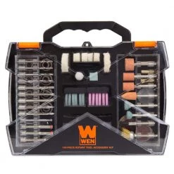Rotary Tool Accessory Kit with Carrying Case (150-Piece) by WEN 11 Rotary Tool Accessory Kit with Carrying Case (150-Piece) by WEN -Outlet WEN Store wen rotary tool accessory kits 230151a 44 1000