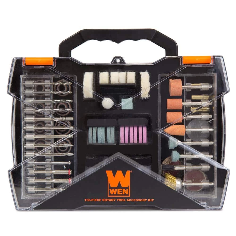 Rotary Tool Accessory Kit with Carrying Case (150-Piece) by WEN 7 Rotary Tool Accessory Kit with Carrying Case (150-Piece) by WEN - Image 5