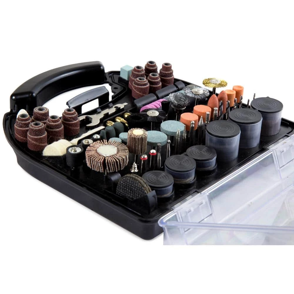 Rotary Tool Accessory Kit with Carrying Case (320-Piece) by WEN 4 Rotary Tool Accessory Kit with Carrying Case (320-Piece) by WEN - Image 2