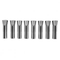Imperial Steel Collet Set for R8 Metal Milling Machines (8-Piece) by WEN 7 Imperial Steel Collet Set for R8 Metal Milling Machines (8-Piece) by WEN -Outlet WEN Store wen rotary tool attachments 33182a 4f 1000