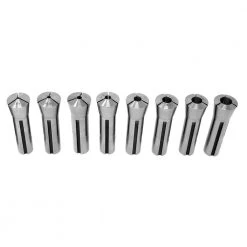 Imperial Steel Collet Set for R8 Metal Milling Machines (8-Piece) by WEN 6 Imperial Steel Collet Set for R8 Metal Milling Machines (8-Piece) by WEN -Outlet WEN Store wen rotary tool attachments 33182a c3 1000