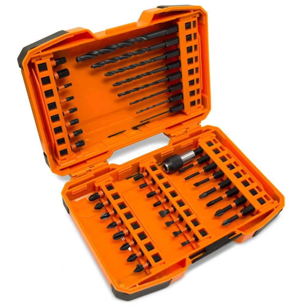 1/4 in. Hex Shank Impact-Rated Quick-Release Screwdriver and Drill Bit Set (40-Piece) by WEN 7 1/4 in. Hex Shank Impact-Rated Quick-Release Screwdriver and Drill Bit Set (40-Piece) by WEN - Image 5