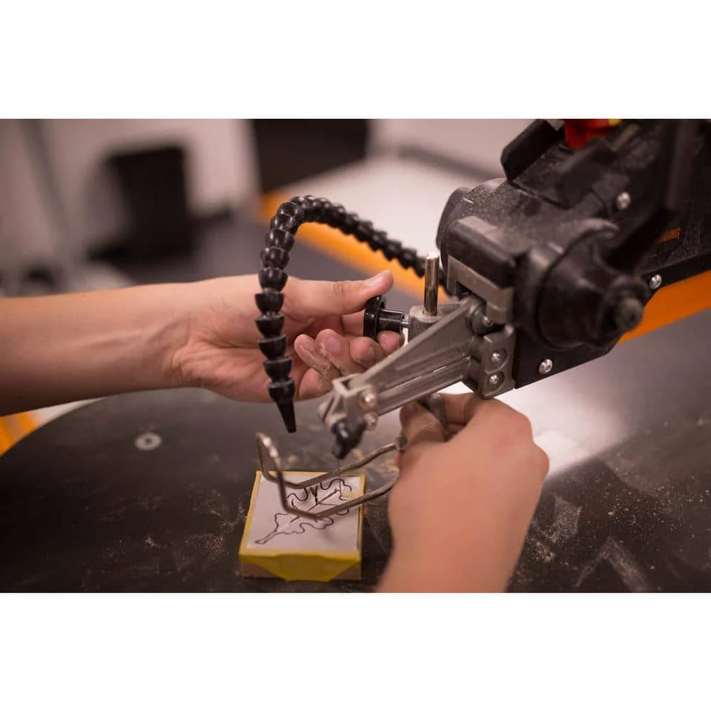 21 in. 1.6 Amp Variable Speed Parallel Arm Scroll Saw with Extra-Large Dual-Bevel Steel Table by WEN 10 21 in. 1.6 Amp Variable Speed Parallel Arm Scroll Saw with Extra-Large Dual-Bevel Steel Table by WEN - Image 8