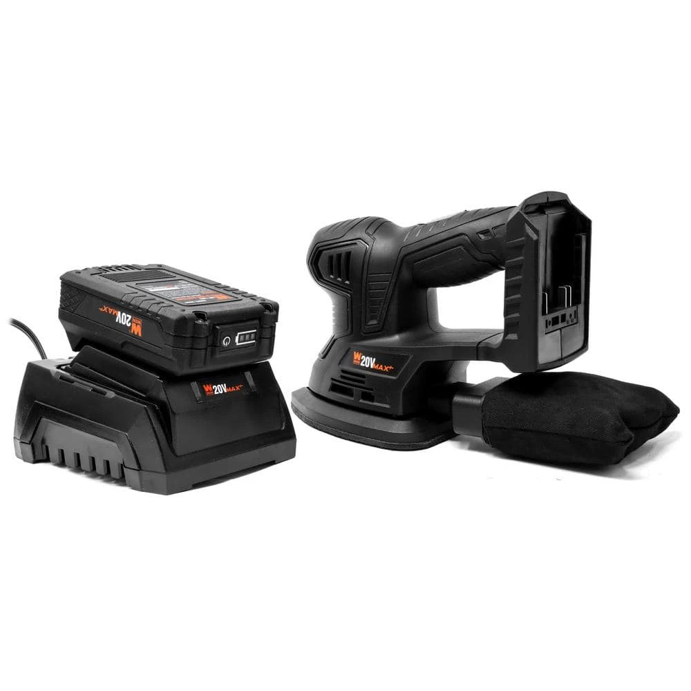 20-Volt Max Cordless Detailing Palm Sander with 2.0 Ah Lithium-Ion Battery and Charger by WEN 9 20-Volt Max Cordless Detailing Palm Sander with 2.0 Ah Lithium-Ion Battery and Charger by WEN - Image 7