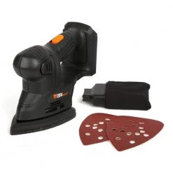 20-Volt Maximum Cordless Detailing Palm Sander (Tool Only - Battery Not Included) by WEN -Outlet WEN Store wen sheet sanders 20401bt c3 1000