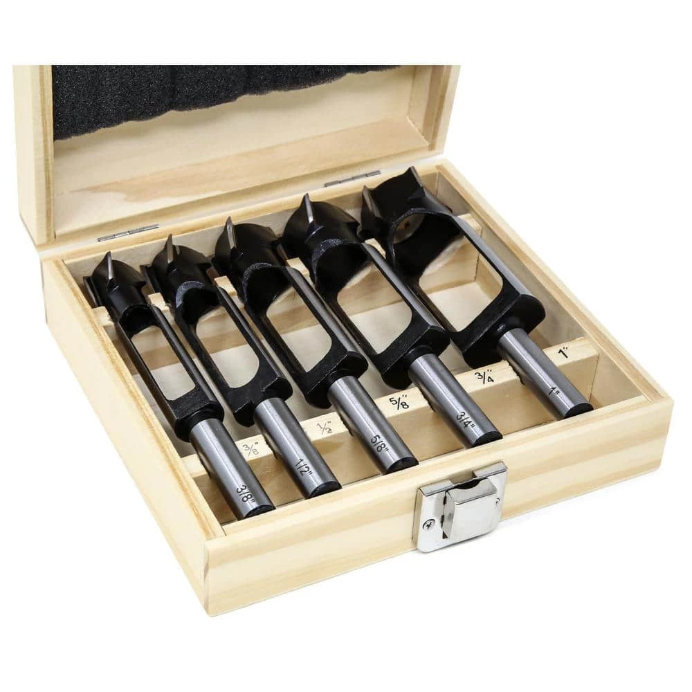 Tenon and Deep Plug Cutter Alloy Steel Drill Bit Set with Carrying Case (5-Piece) by WEN 5 Tenon and Deep Plug Cutter Alloy Steel Drill Bit Set with Carrying Case (5-Piece) by WEN - Image 3