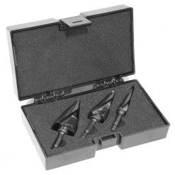 Impact-Duty Titanium Step Drill Bit Set with #1, #4, and #9 Step Drill Bits (3-Piece) by WEN