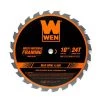 10 in. 24-Tooth Carbide-Tipped Professional Multi-Material Framing Saw Blade by WEN -Outlet WEN Store wen table saw blades miter saw blades bl1024 64 1000