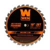 10 in. 28-Tooth Carbide-Tipped Professional Multi-Material Framing Saw Blade by WEN 1 10 in. 28-Tooth Carbide-Tipped Professional Multi-Material Framing Saw Blade by WEN -Outlet WEN Store wen table saw blades miter saw blades bl1028 64 1000