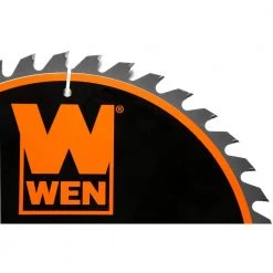 10 in. 32-Tooth and 60-Tooth Carbide-Tipped Professional Woodworking Saw Blade Set (2-Pack) by WEN -Outlet WEN Store wen table saw blades miter saw blades bl1032 2 4f 1000