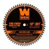 10 in. 60-Tooth Fine-Finish Professional Woodworking Saw Blade for Miter Saws and Table Saws by WEN -Outlet WEN Store wen table saw blades miter saw blades bl1060 64 1000