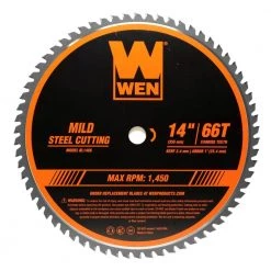 14 in. 66-Tooth Carbide-Tipped Professional Metal Saw Blade for Mild Steel Cutting by WEN