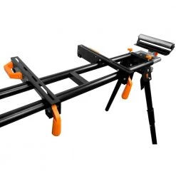 Collapsible Rolling Miter Saw Stand with 3 Onboard Outlets by WEN -Outlet WEN Store wen tool stands msa330 1f 1000