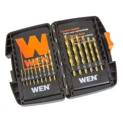 Titanium-Coated Drill Bit Set (15-Piece) by WEN