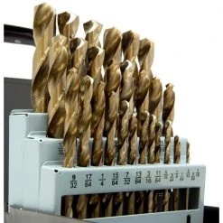 Gold Oxide HSS Drill Bit Set with Carrying Case (29-Piece) by WEN 9 Gold Oxide HSS Drill Bit Set with Carrying Case (29-Piece) by WEN -Outlet WEN Store wen twist drill bits db291a 4f 1000