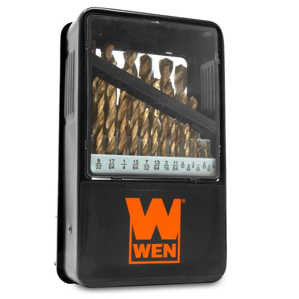 Gold Oxide HSS Drill Bit Set with Carrying Case (29-Piece) by WEN 3 Gold Oxide HSS Drill Bit Set with Carrying Case (29-Piece) by WEN