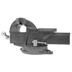 5 in. Heavy-Duty Cast Iron Bench Vise with Swivel Base by WEN -Outlet WEN Store wen vises bv455 4f 1000