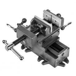 3.25 in. Compound Cross Slide Industrial Strength Benchtop and Drill Press Vise by WEN