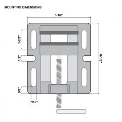 3 in. Drill Press Vise by WEN -Outlet WEN Store wen vises dpa423 1f 1000