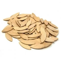 #10 FSC Certified Birch Wood Biscuits for Woodworking (100-Pack) by WEN