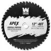 Apex 12 in. 48-Tooth Carbide-Tipped General-Purpose Industrial-Grade Woodworking Saw Blade with Cool-Cut Coating by WEN