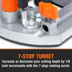 15 Amp Variable Speed Plunge Wood Working Corded Router Kit with Carrying Case and Edge Guide by WEN -Outlet WEN Store wen wood routers rt6033 1f 1000