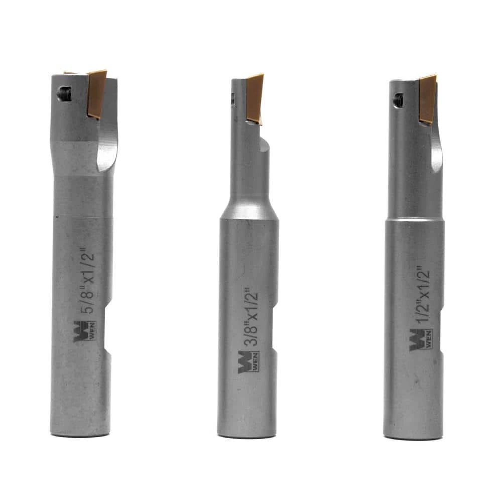 90-Degree Square Shoulder Indexable Carbide End Mill Set with Aluminum Storage Case (3-Piece) by WEN 4 90-Degree Square Shoulder Indexable Carbide End Mill Set with Aluminum Storage Case (3-Piece) by WEN - Image 2